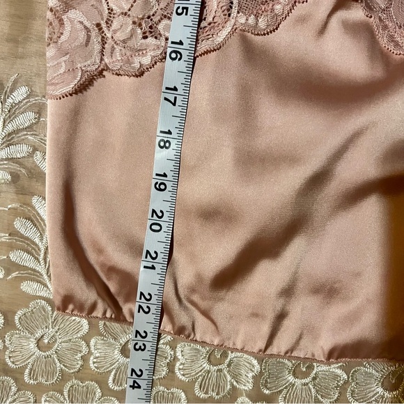 Pink Floral Lace Women's Tank -Size S -TP40 - Picture 8 of 8